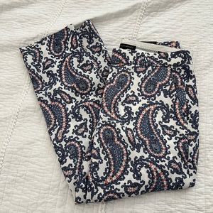 Banana Republic Sloan Work Pants. Paisley. Never worn.